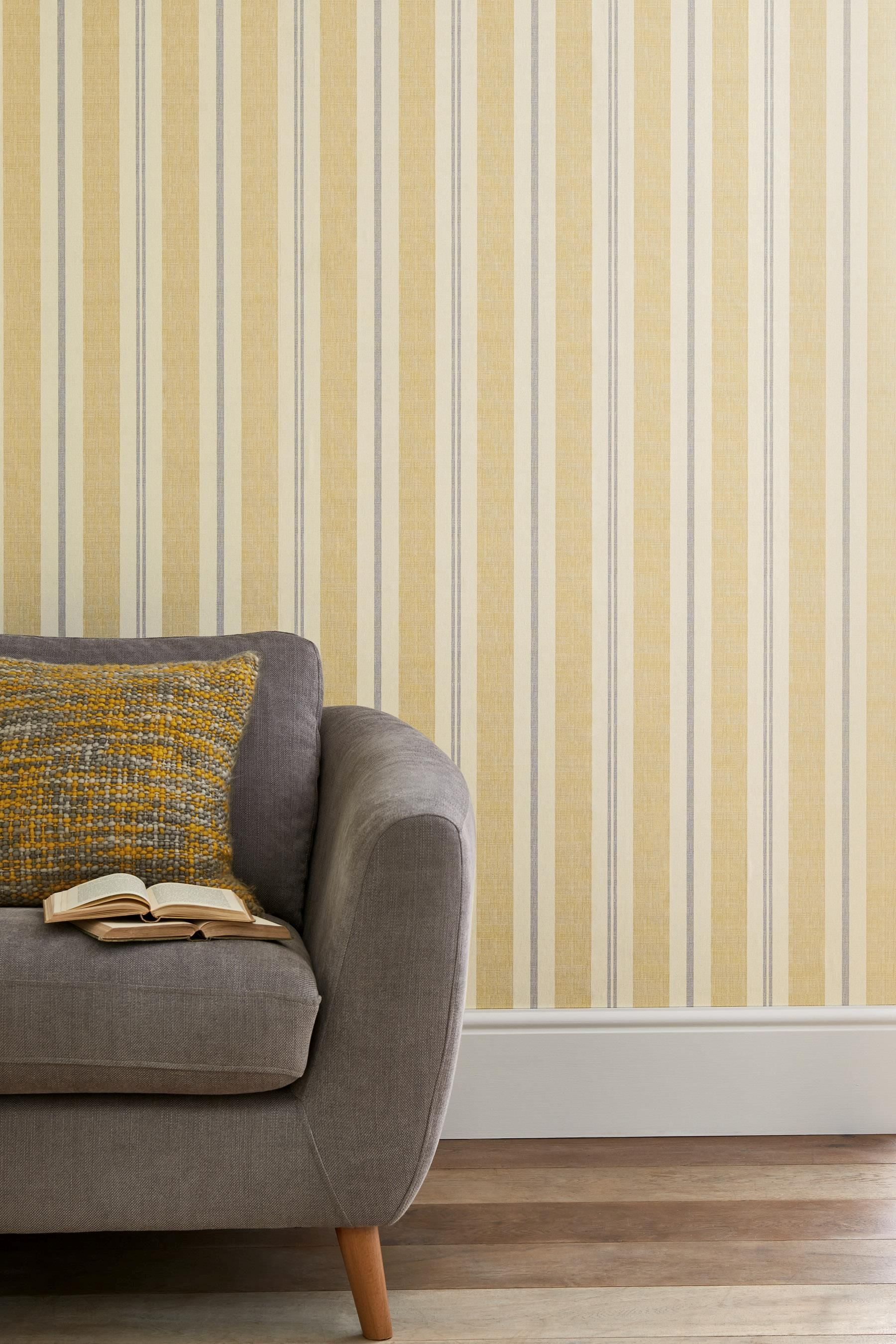 next stripe wallpaper,wall,interior design,curtain,window covering,room