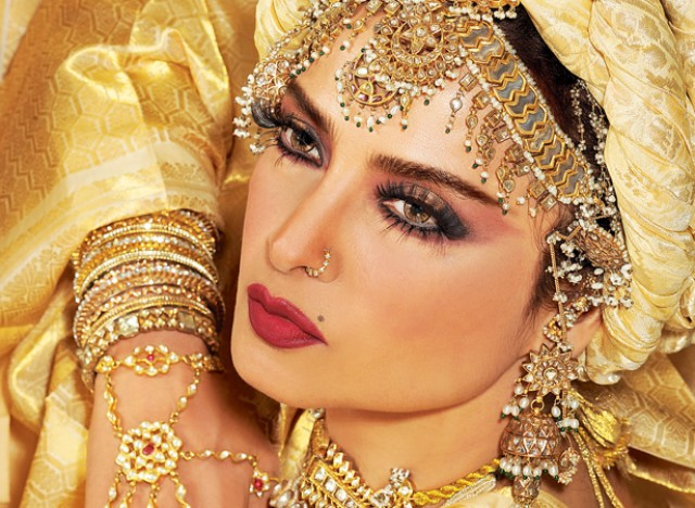 rekha wallpaper,hair,bride,skin,beauty,makeover