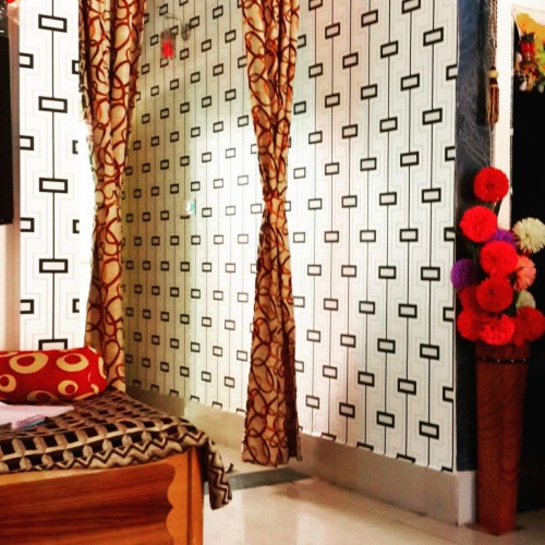 ladki wale wallpaper,curtain,window treatment,interior design,textile,brown