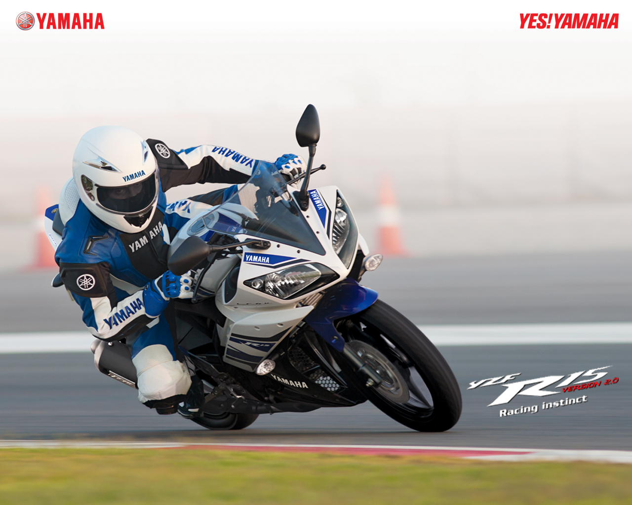 yamaha r15 versión 2.0 fondos de pantalla,vehículo terrestre,vehículo,motocicleta,carreras de superbike,carreras de carretera