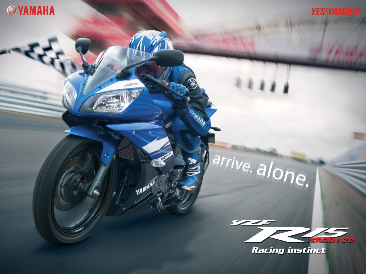yamaha r15 versión 2.0 fondos de pantalla,vehículo terrestre,vehículo,motocicleta,carreras de carretera,carreras de superbike