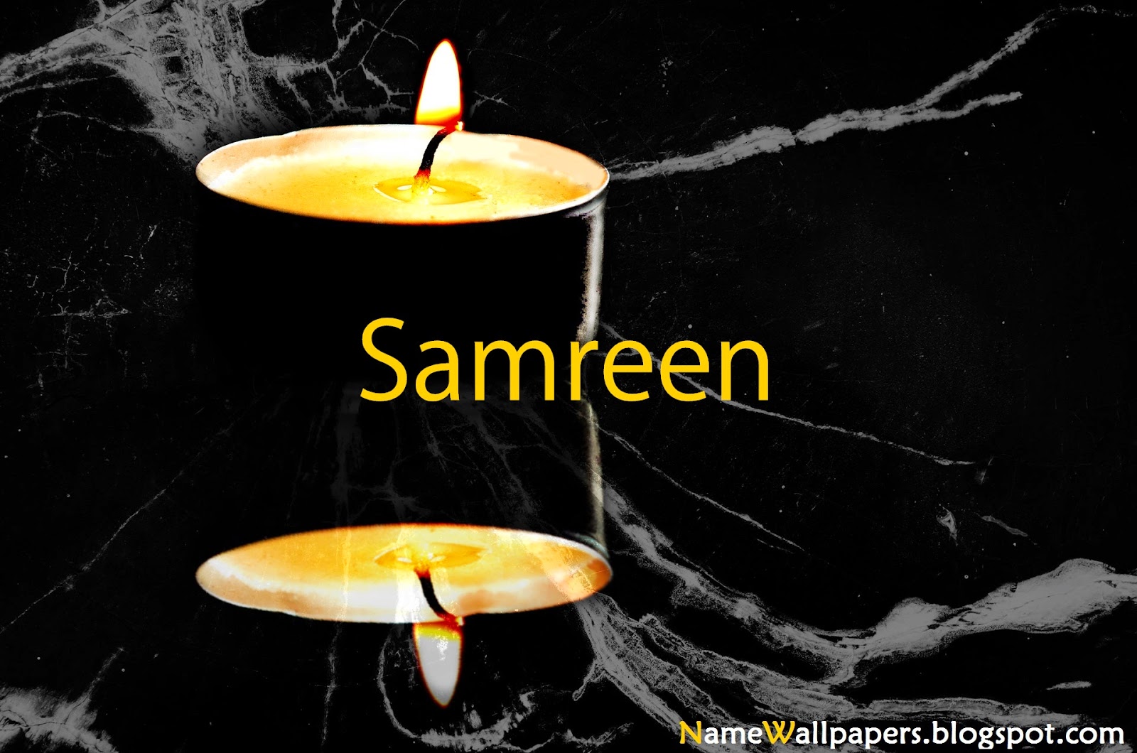 carta da parati con nome samreen,candela,illuminazione,fotografia di still life,giallo,fiamma