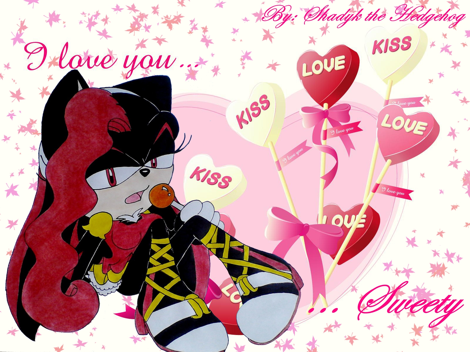 sweety name wallpaper,cartoon,valentine's day,pink,text,love (609662