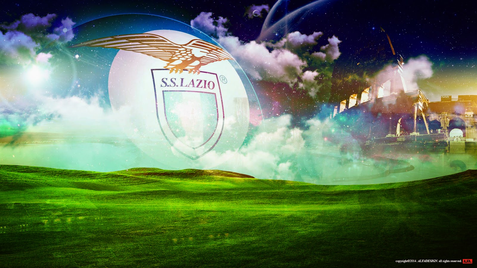 ss name wallpaper,himmel,atmosphäre,gras,landschaft,stadion