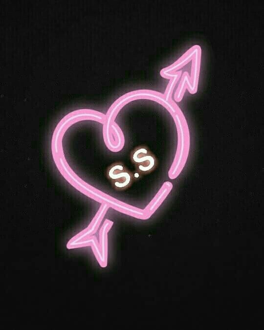 ss name wallpaper,pink,heart,neon,font,symbol