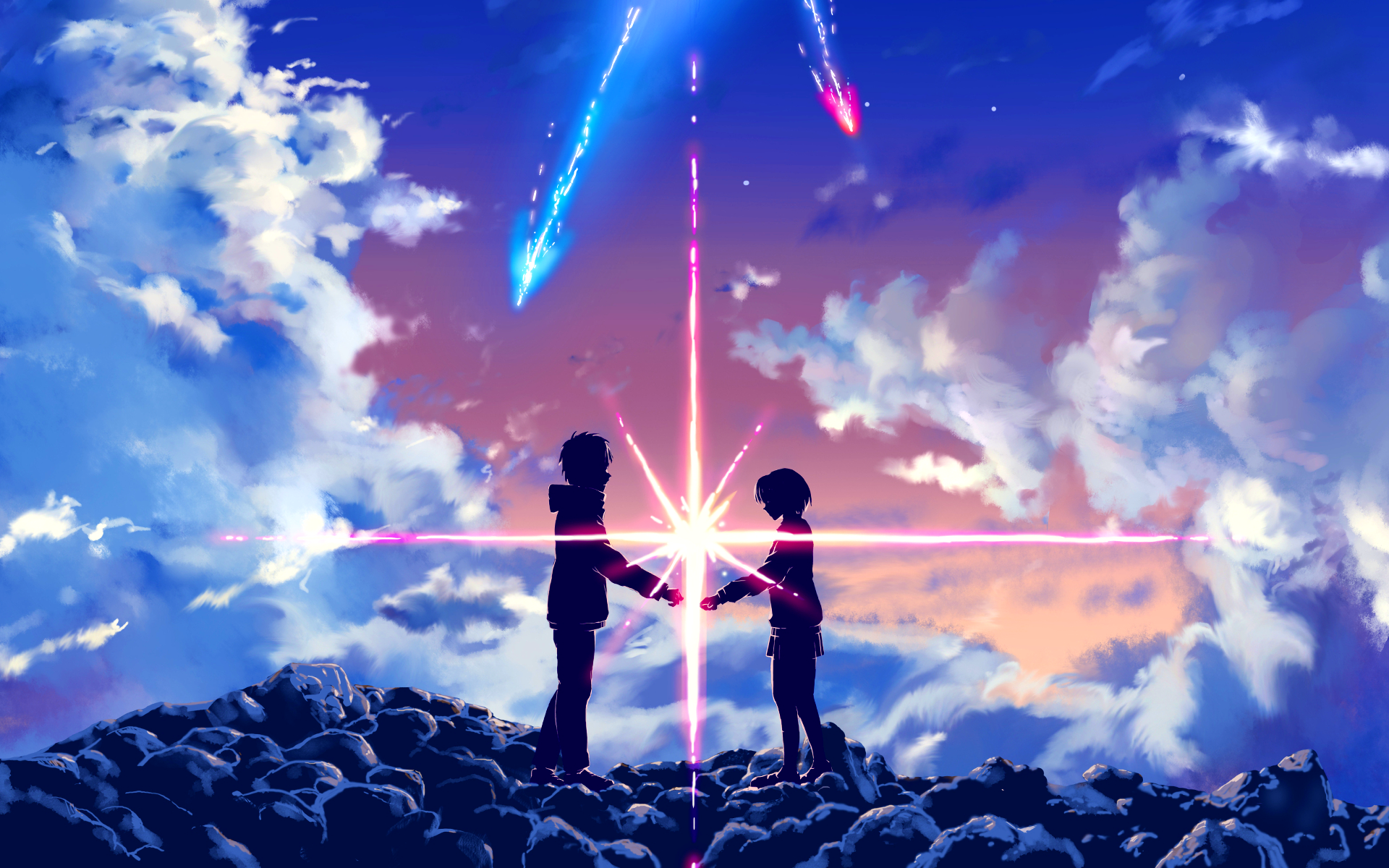 add name wallpaper,sky,atmosphere,cloud,anime,space