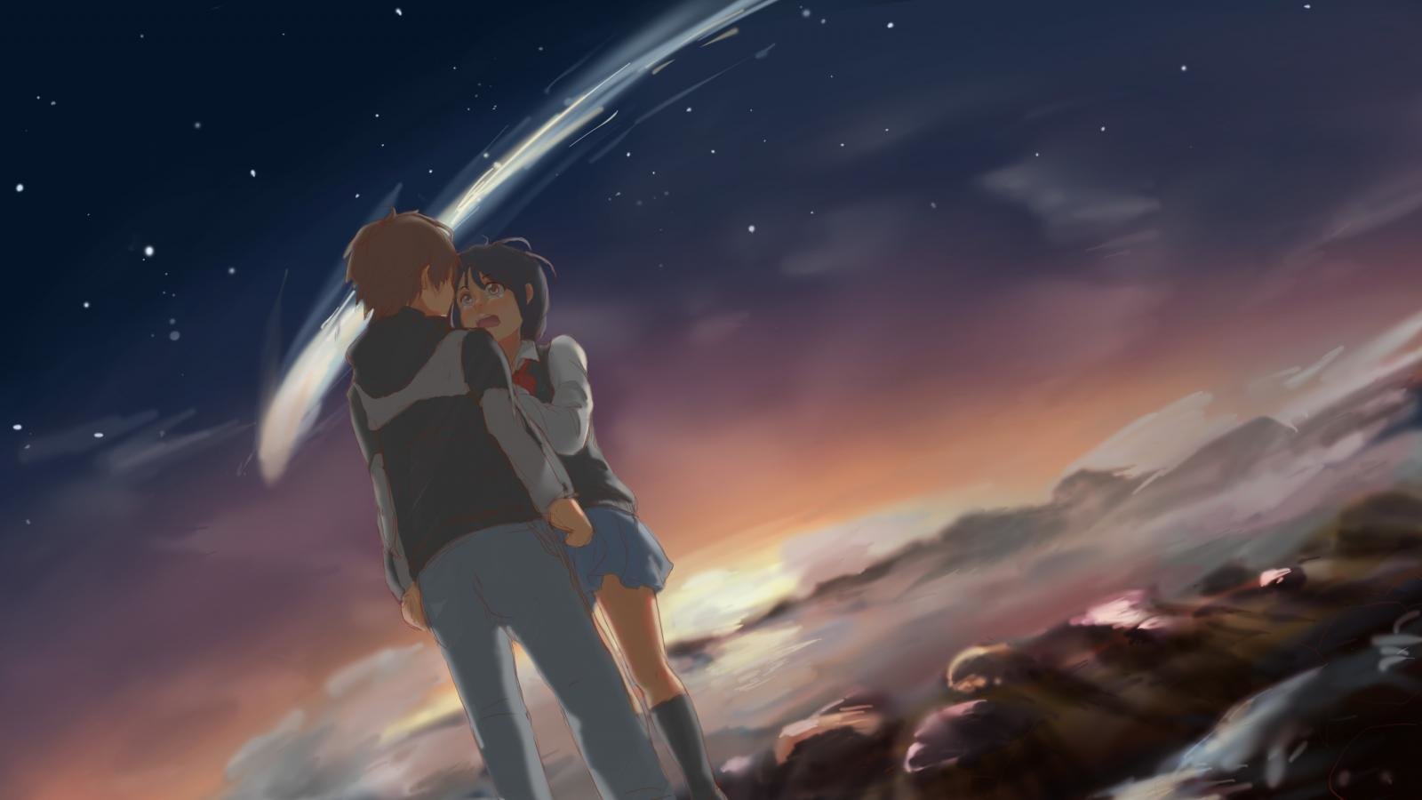 ajouter un fond d'écran de nom,ciel,lumière,atmosphère,anime,espace