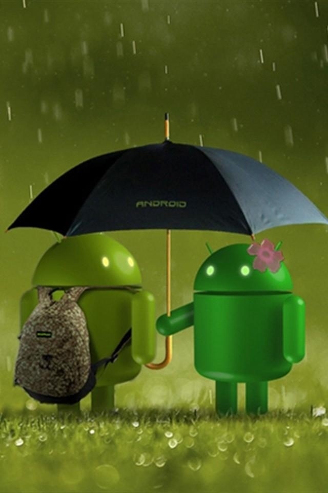 fond d'écran ios pour android,vert,illustration,dessin animé,parapluie,l'eau