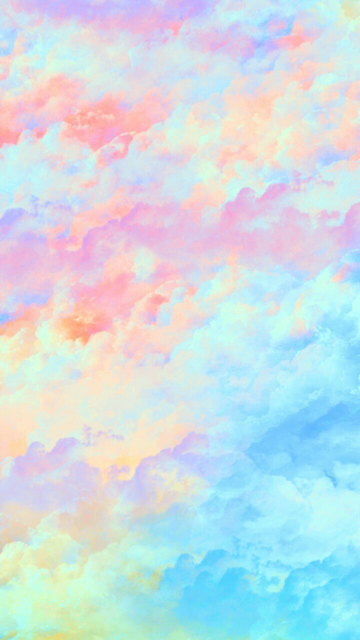 カラフル壁紙tumblr,空,青い,昼間,雲,アクア
