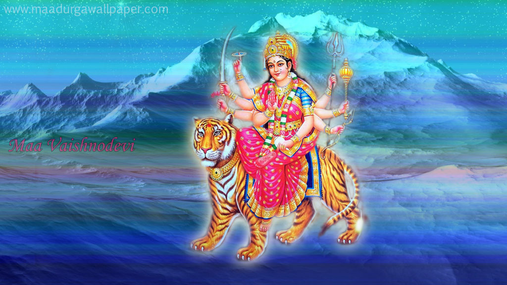 vaishno devi wallpaper full size,guru,mythology,felidae,fictional character,tiger