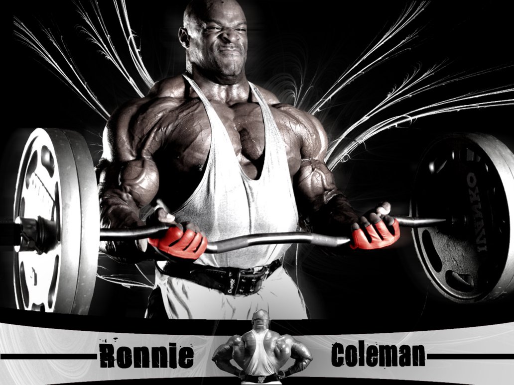 ronnie coleman tapete,powerlifting,bodybuilding,gewichtheben,körperliche fitness,hantel