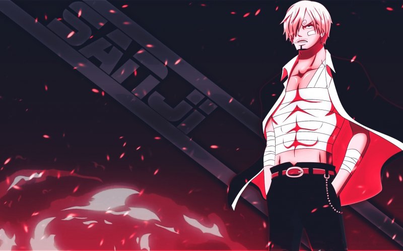 fondo de pantalla sanji,rojo,anime,dibujos animados,cg artwork,cabello rojo