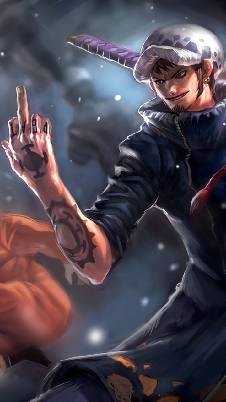 ein stück trafalgar law wallpaper,erfundener charakter,hand,fotografie,geste