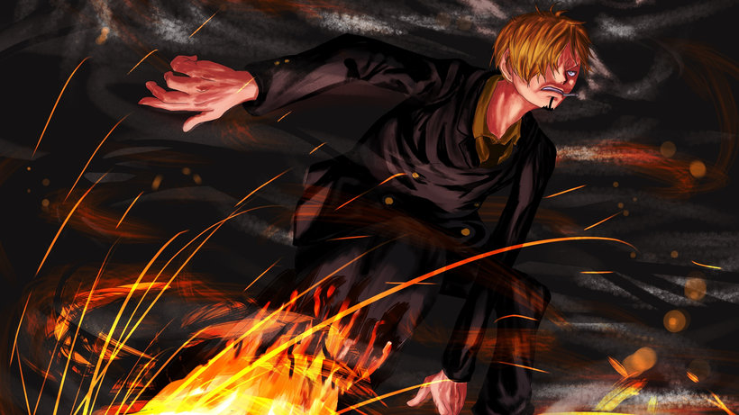 sanji wallpaper hd,cg artwork,demon,anime,illustration,fictional character