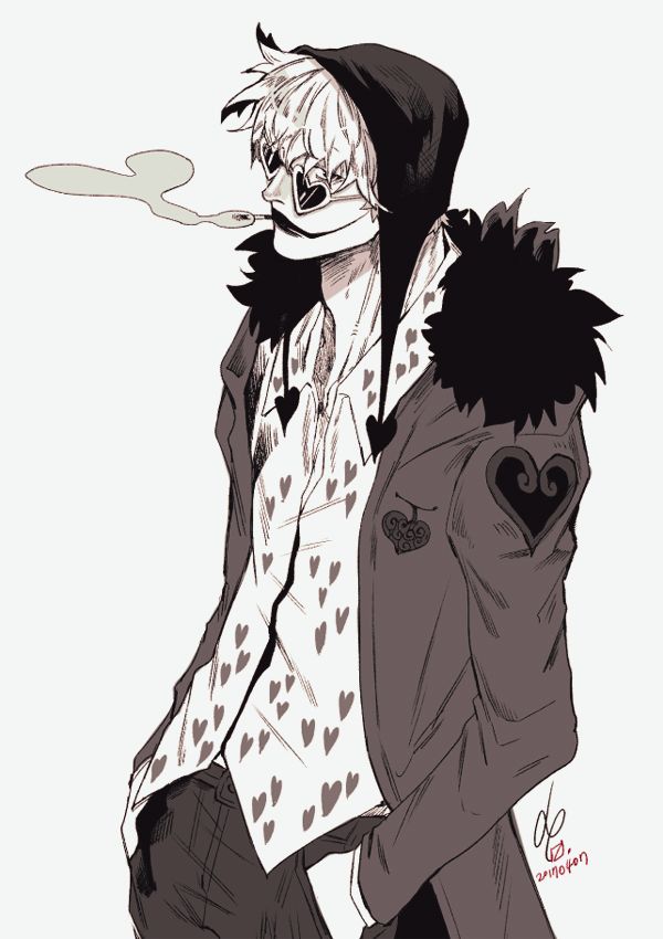 corazon one piece wallpaper,cartoon,anime,illustration,drawing,sketch