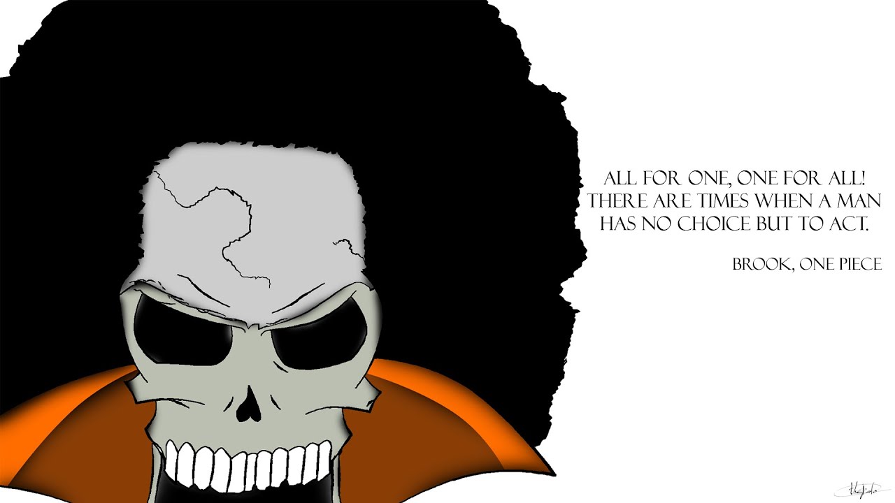 Brook One Piece Quotes WallpaperUse