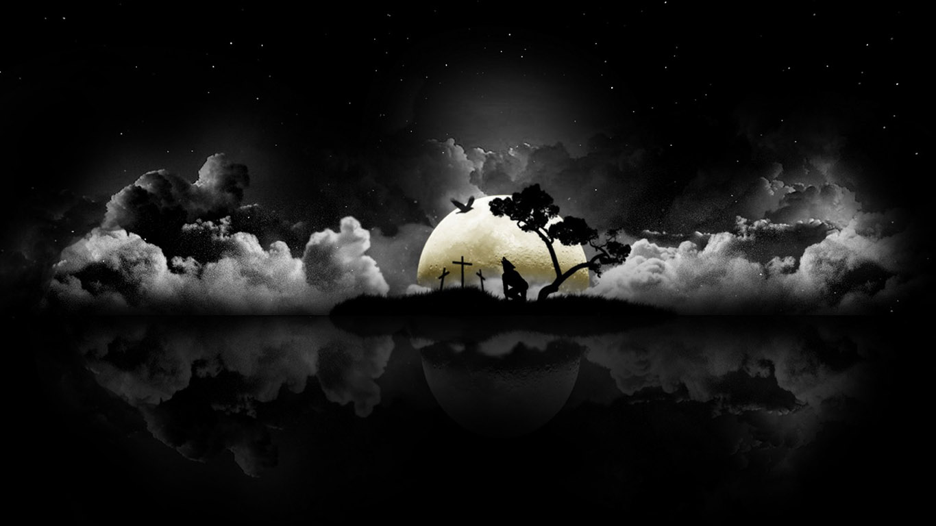amazing 3d wallpapers hd,sky,cloud,black,atmosphere,black and white