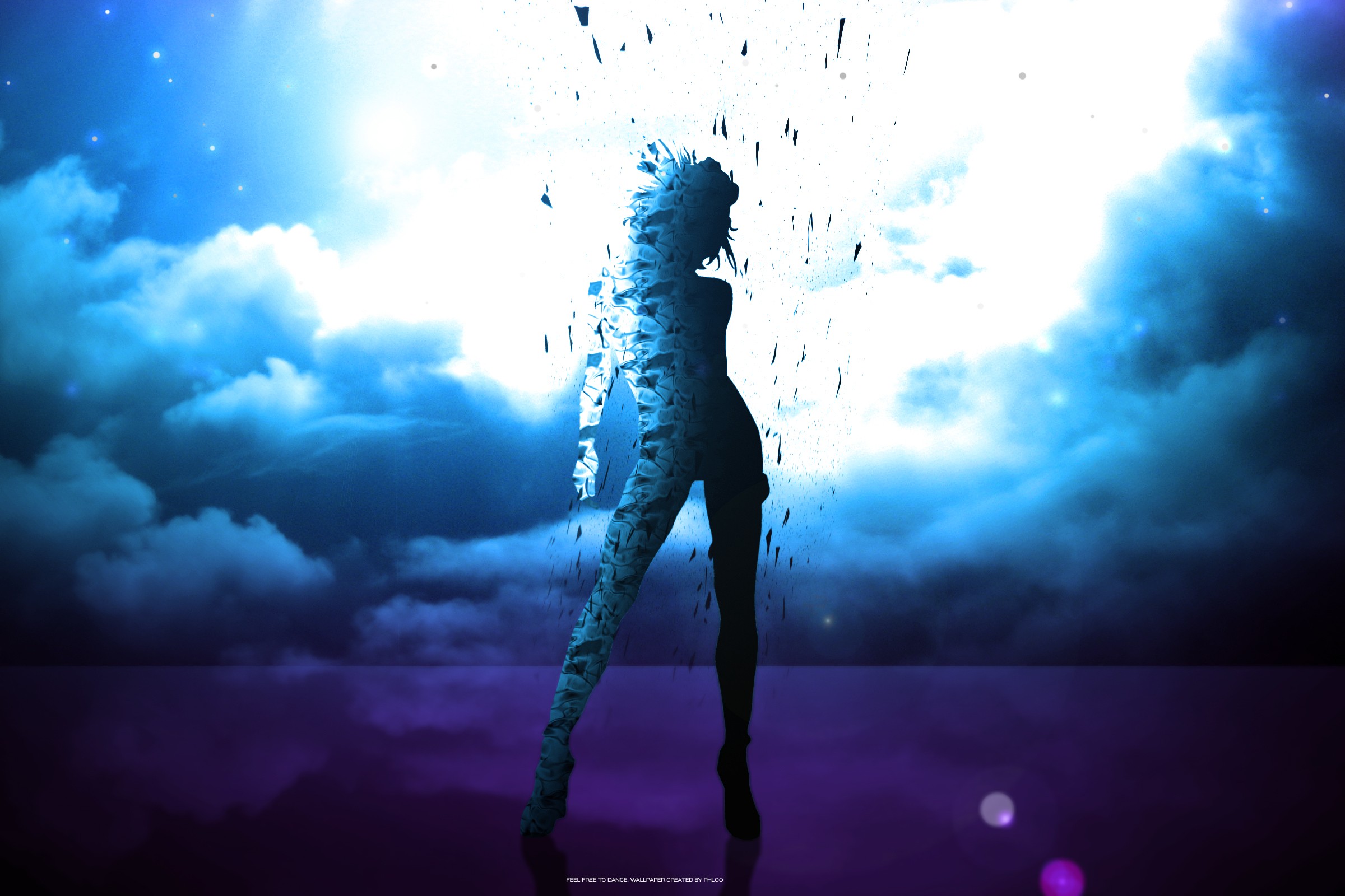 cgi wallpaper,himmel,wasser,blau,cg kunstwerk,wolke