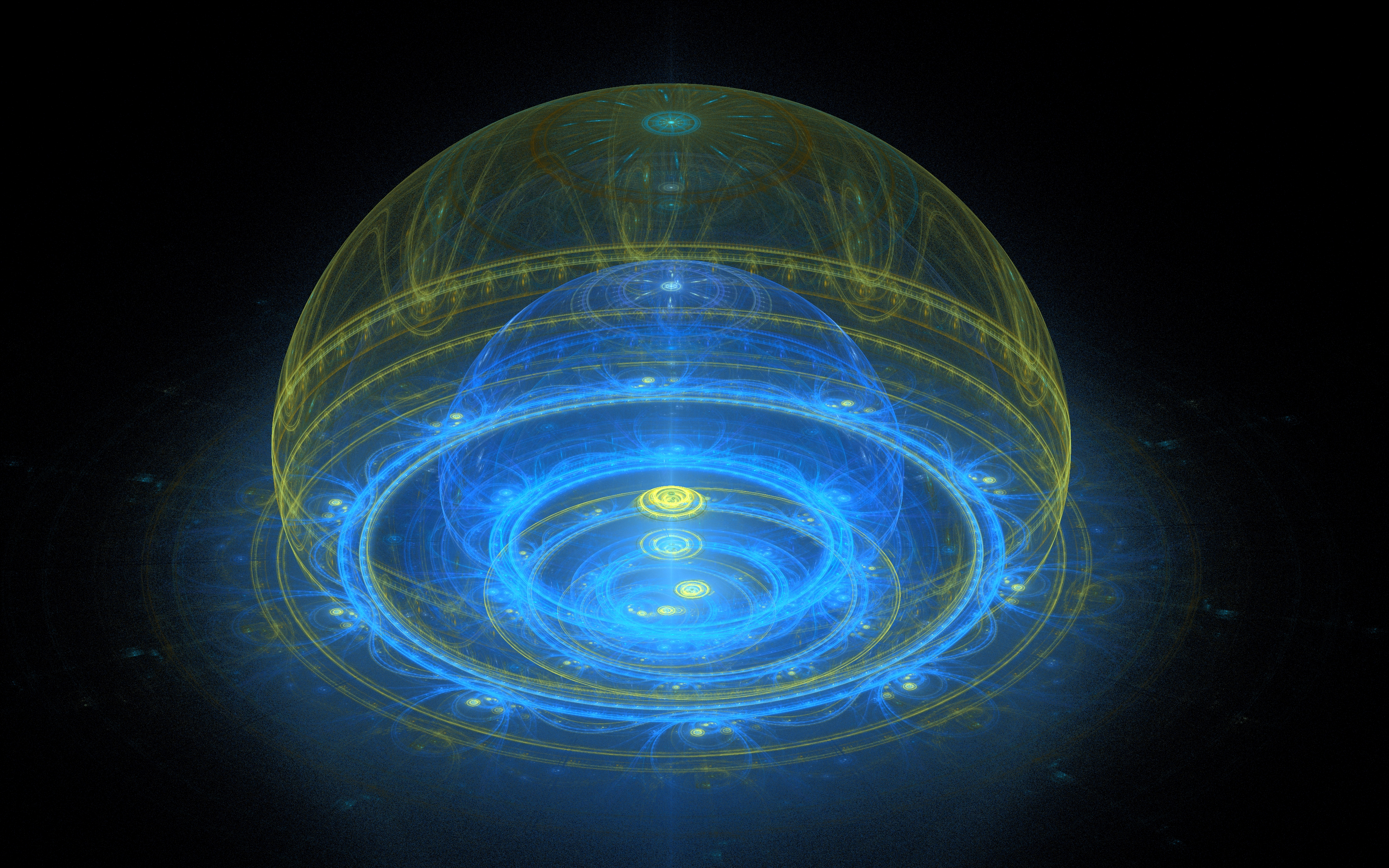 3d high resolution wallpaper,water,blue,light,circle,fractal art