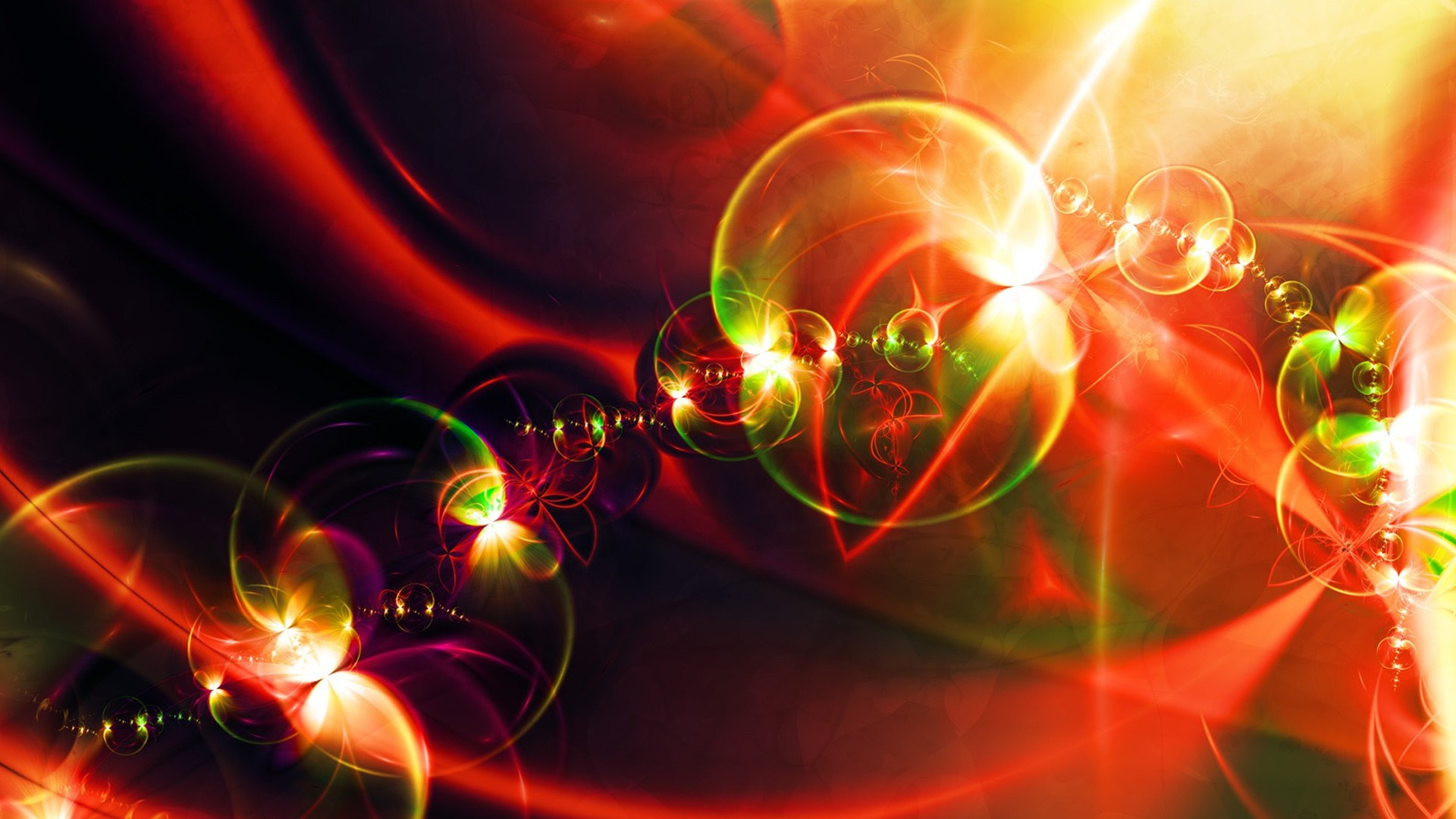 3d high resolution wallpaper,red,fractal art,light,green,graphic design