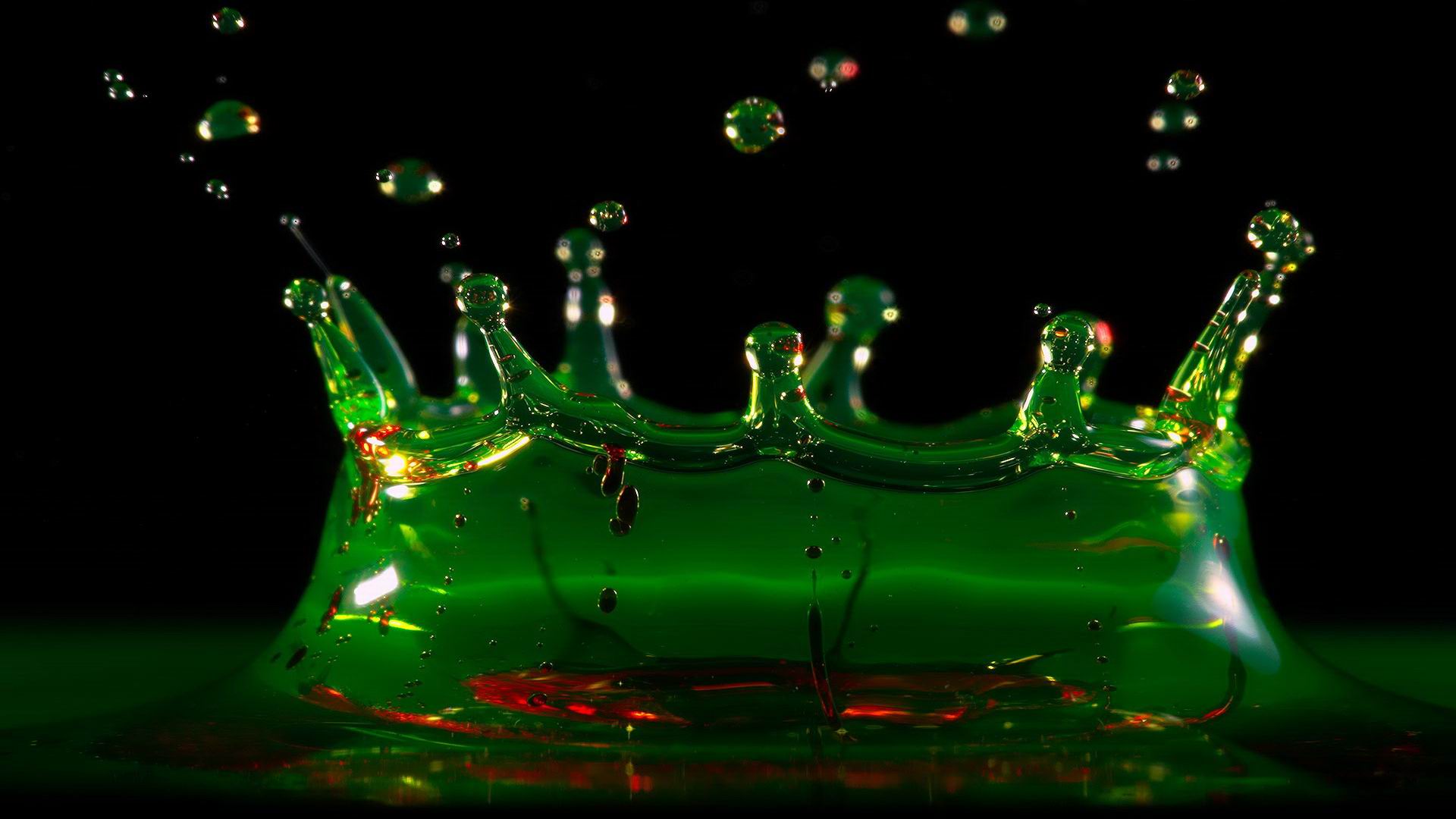 fondo de pantalla de alta resolución en 3d,verde,agua,líquido,ligero,fotografía macro