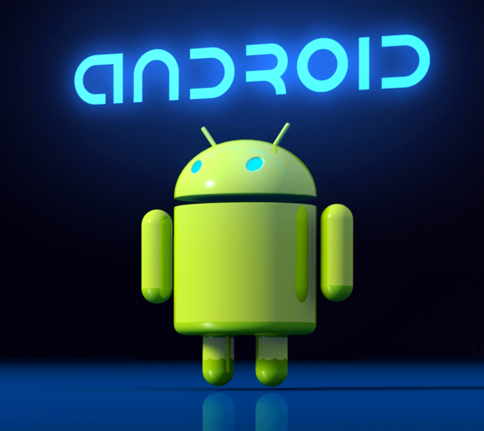 wallpapers 3d android,green,operating system,technology,font,gadget