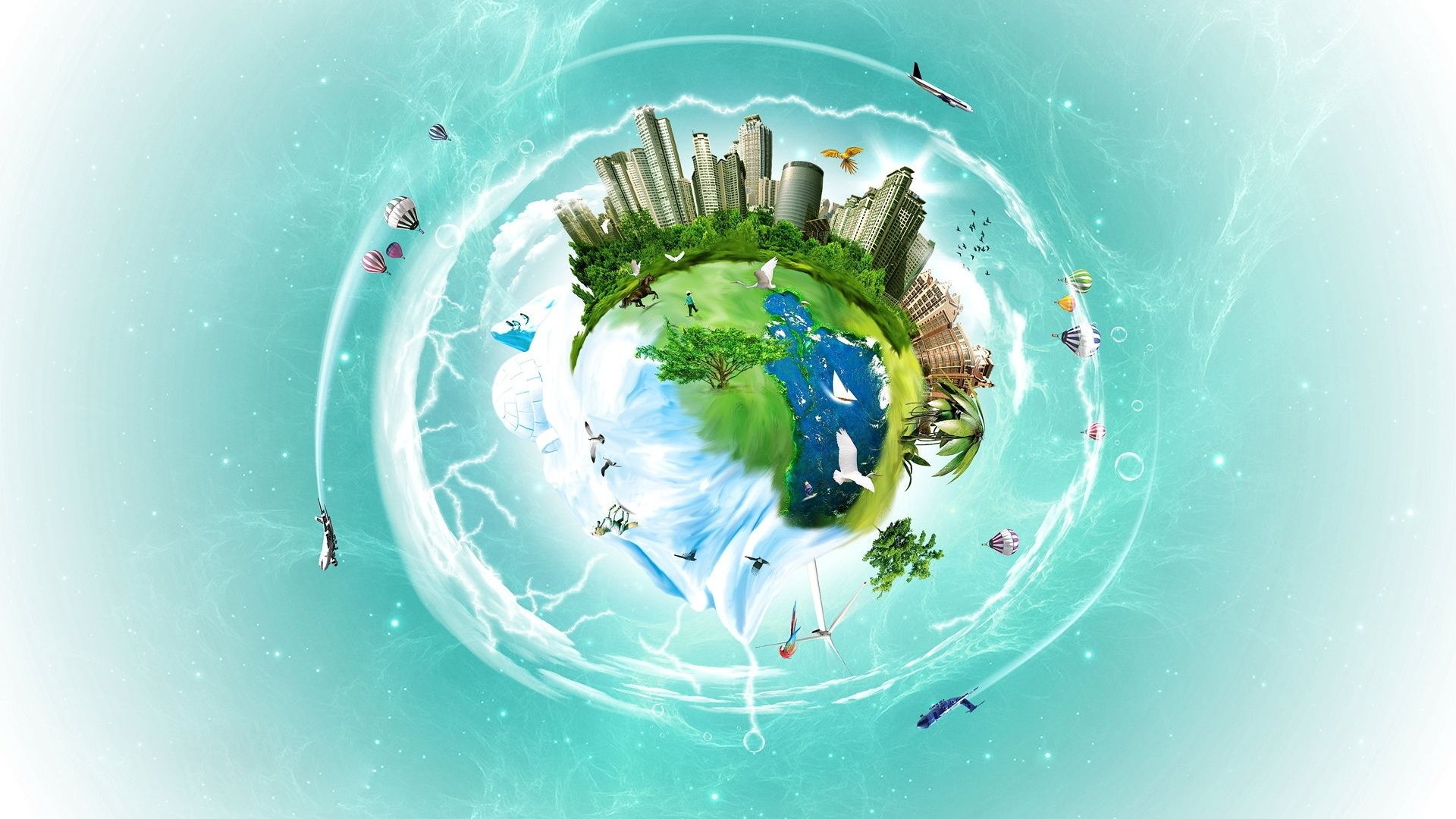 mejor fondo de pantalla 3d del mundo,recursos hídricos,tierra,agua,mundo,ilustración