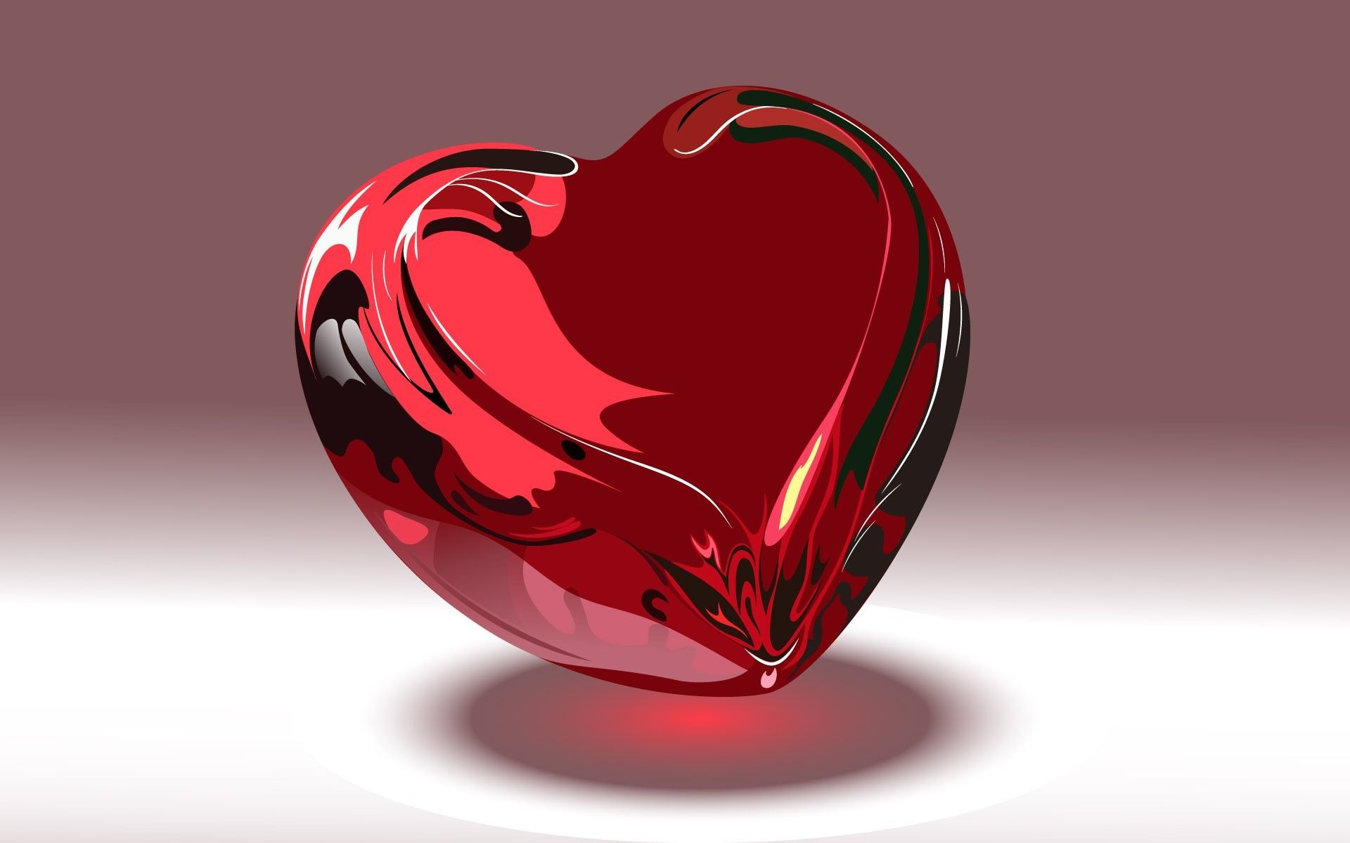 새로운 3d 벽지 hd,심장,빨간,사랑,심장,발렌타인 데이