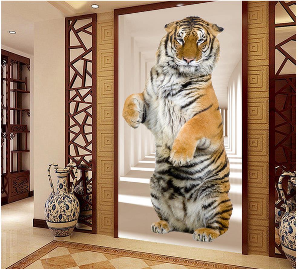 carta da parati tridimensionale,tigre,tigre del bengala,felidae,tigre siberiana,grandi gatti