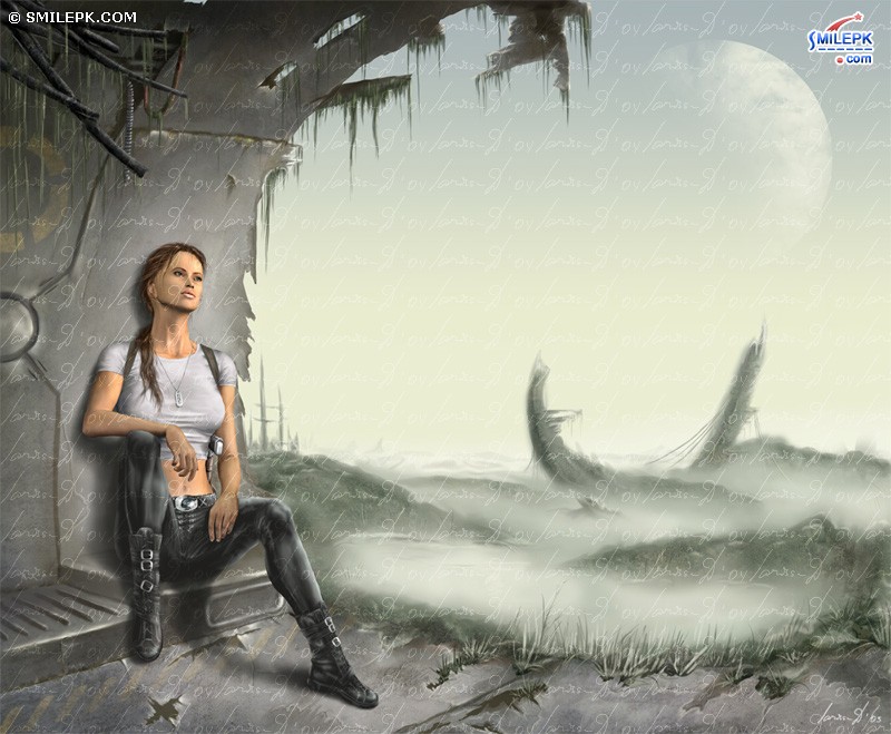 pyar wale wallpaper,cg artwork,adventure game,illustration,fictional character,digital compositing