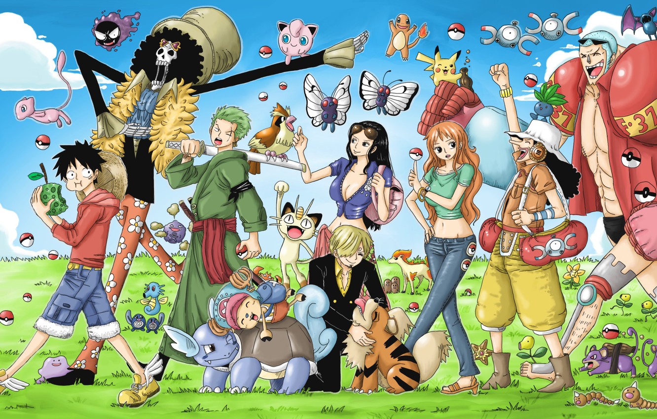 one piece cellphone wallpaper,animated cartoon,cartoon,illustration,art,fun