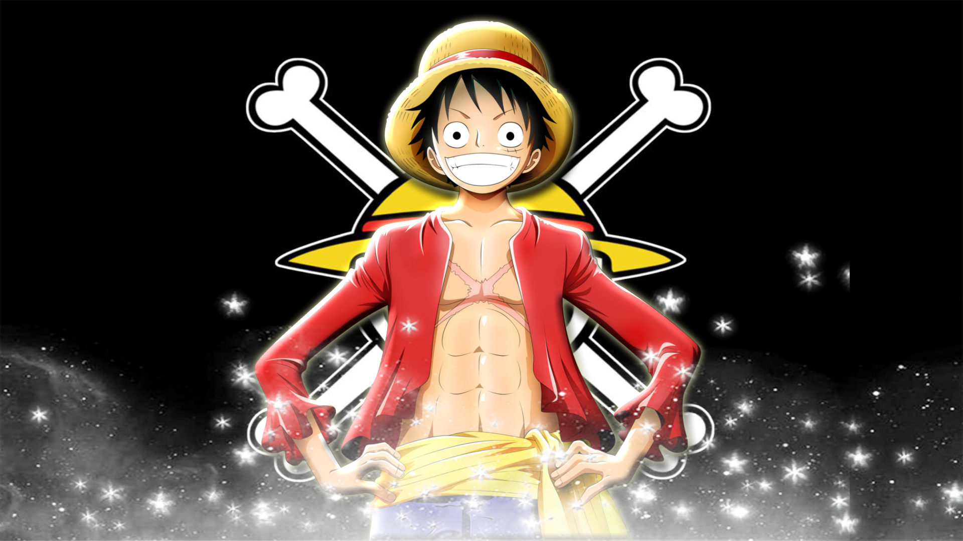 one piece cool wallpaper,cartoon,red,illustration,animated cartoon,anime