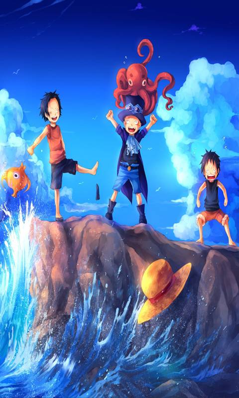 one piece handy wallpaper,animated cartoon,cartoon,animation,fictional character,anime