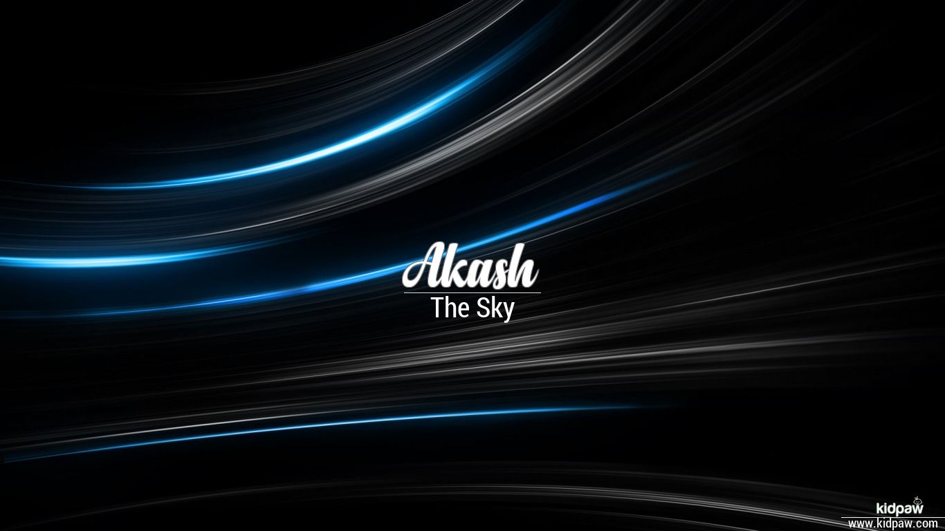 akash name wallpaper,blau,text,schriftart,himmel,linie