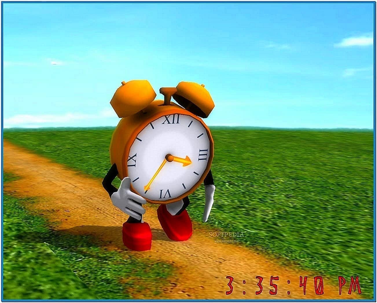 running clock wallpaper for desktop,cartoon,clock,animated cartoon,animation,games