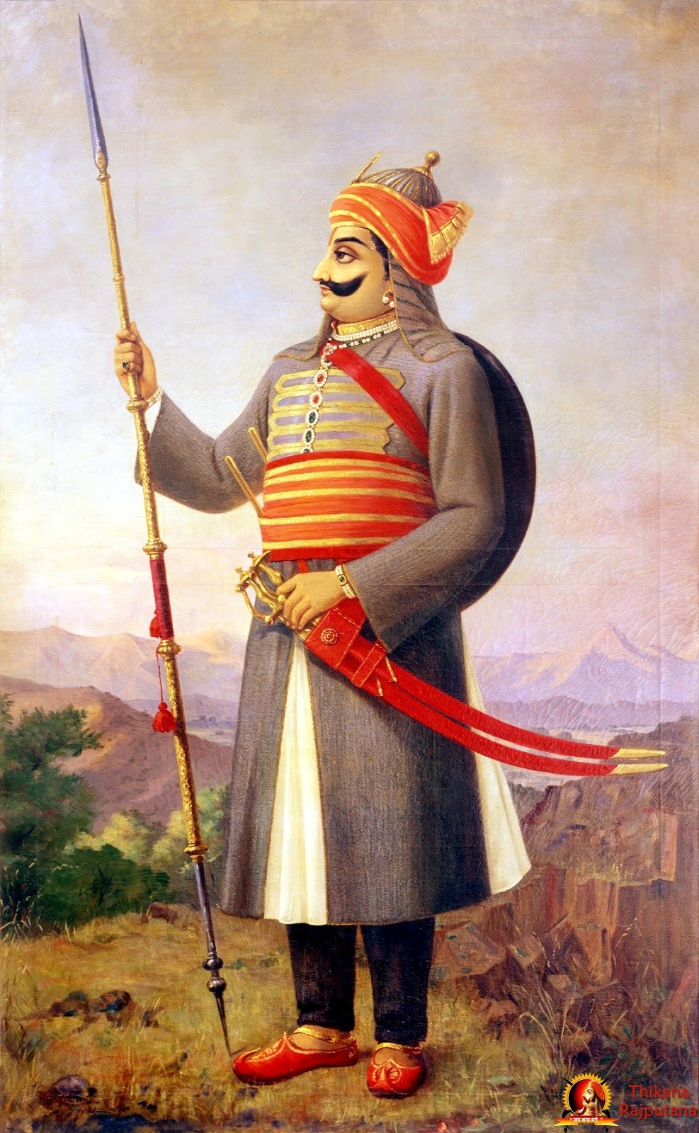 chauhan rajput wallpaper,spear,guru,conquistador,art,mythology