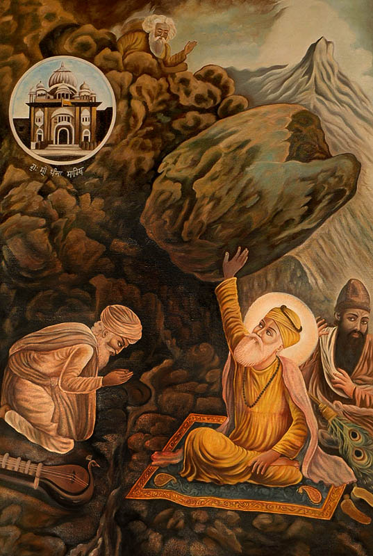 khalsa wallpaper,illustration,art,painting,mythology,prophet