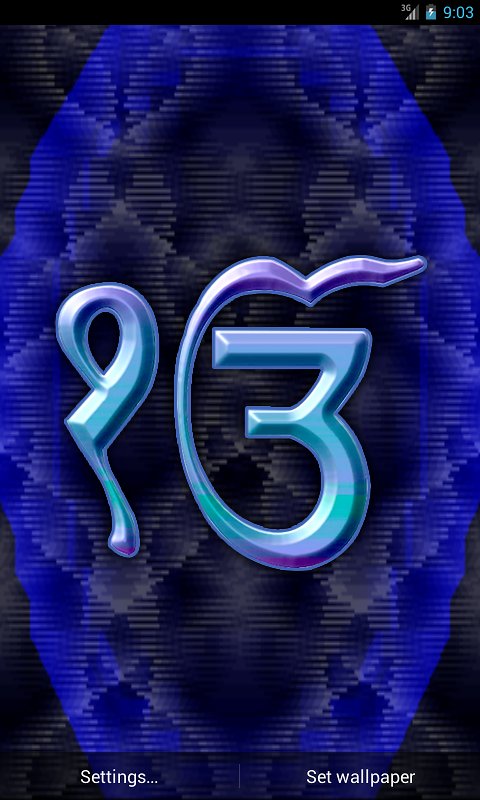 waheguru live wallpaper,blu,blu elettrico,blu cobalto,testo,font