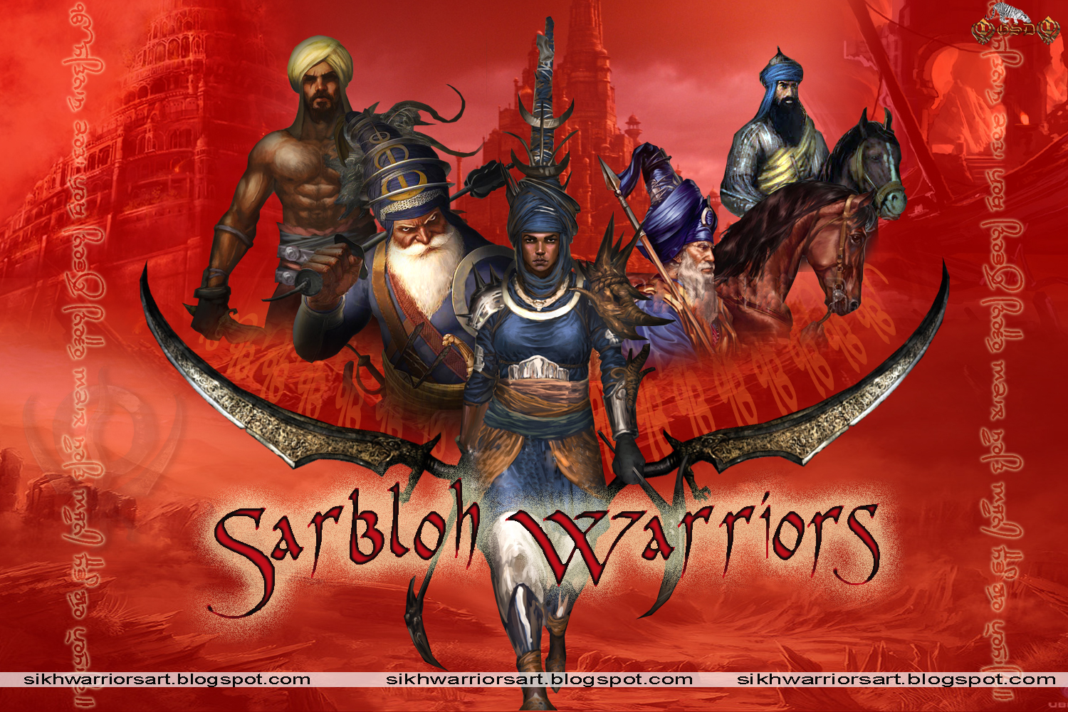 sikh warrior wallpaper,demon,poster,pc game,cg artwork,fictional character