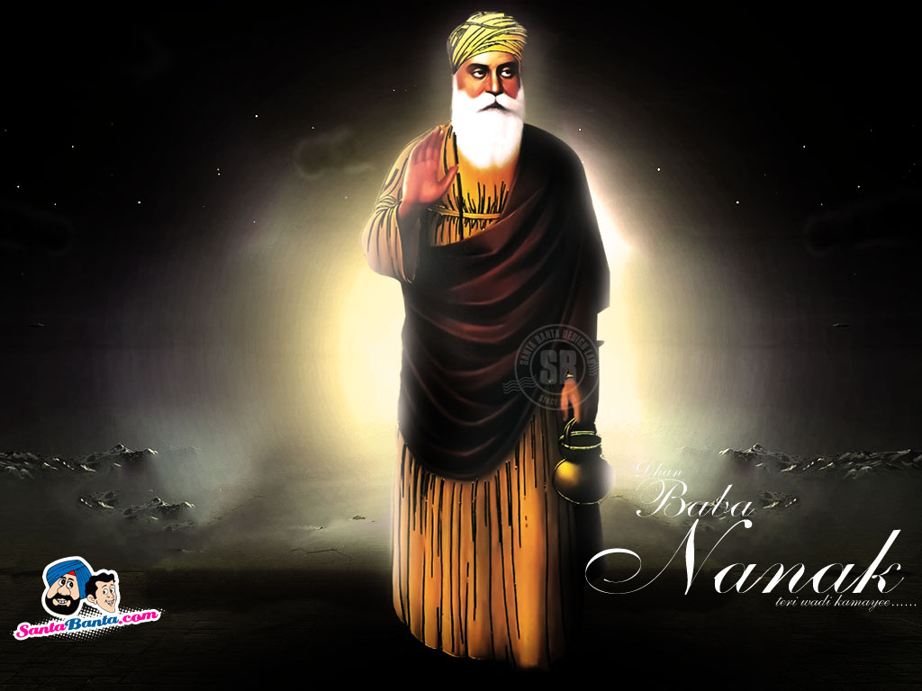 guru nanak dev ji wallpapers 3d,darkness,illustration,graphics,graphic design