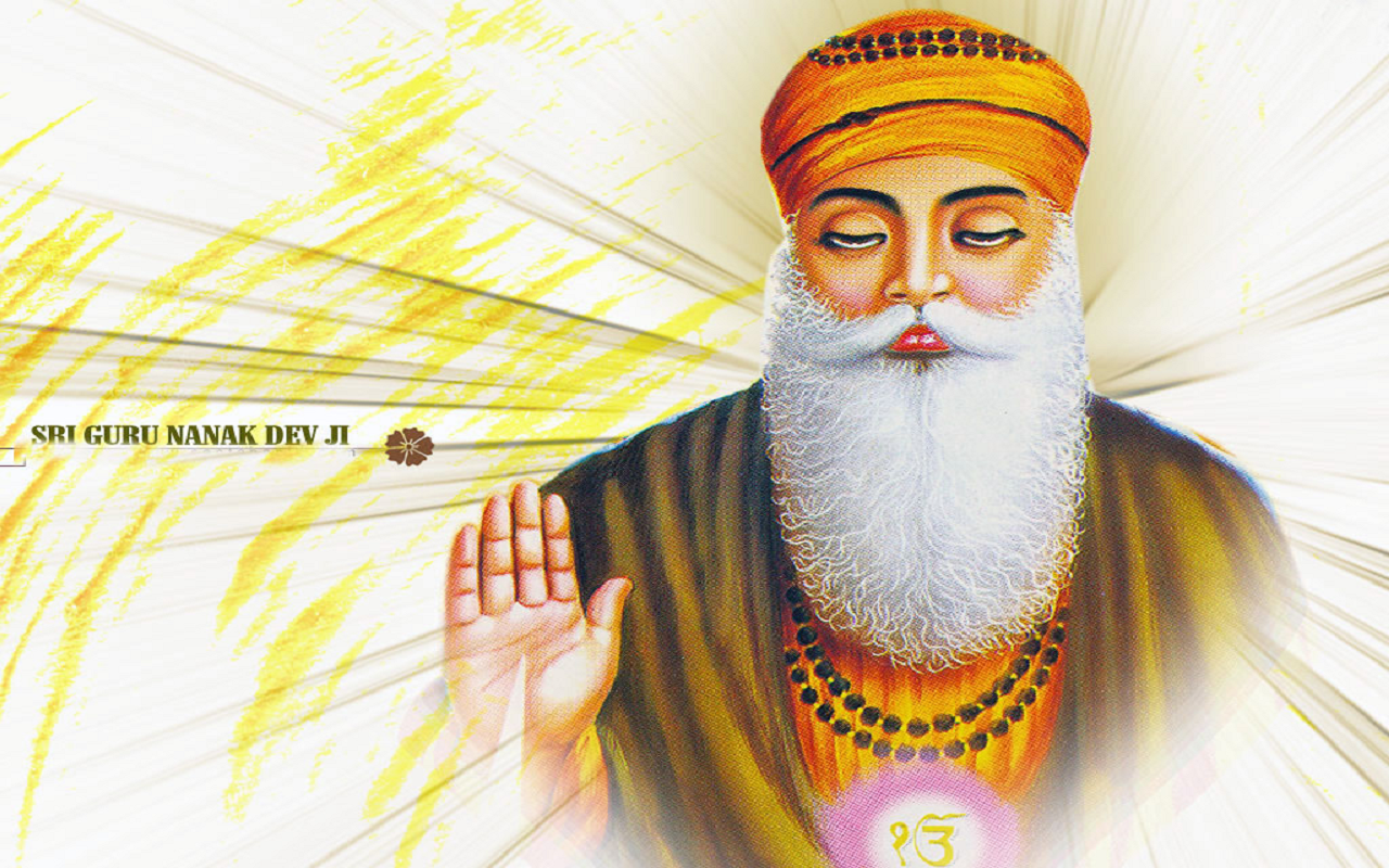 guru ji fondo de pantalla,gurú,frente,bigote,dastar,ilustración