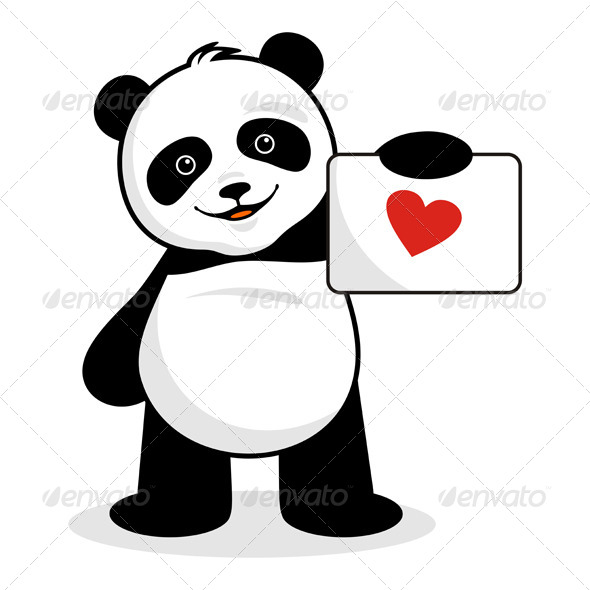 fondos de pantalla panda bergerak,oso,dibujos animados,ilustración,oso de peluche,clipart