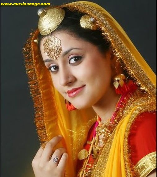 punjabi jatti wallpaper,yellow,tradition,jewellery,portrait,bride