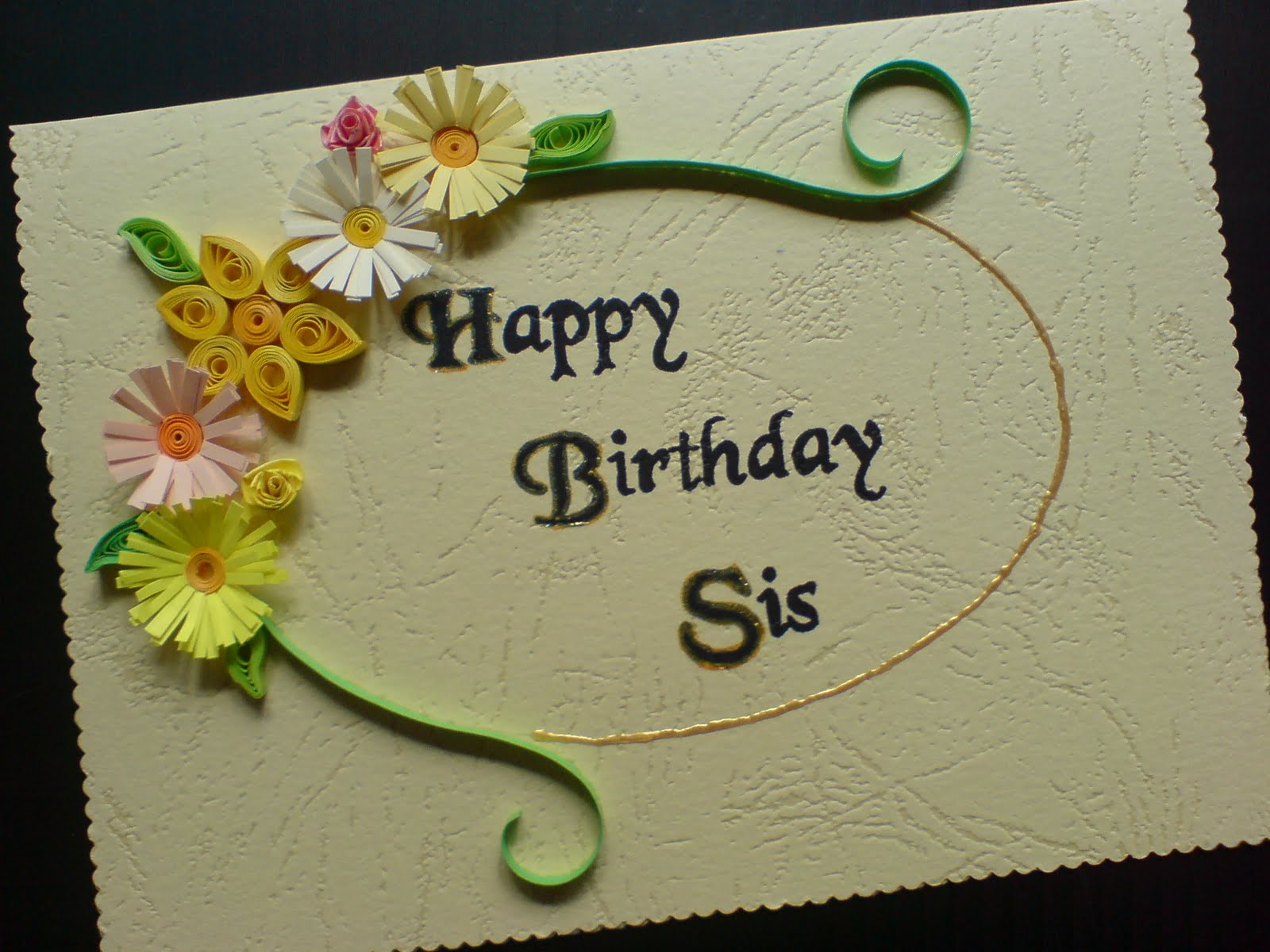 happy birthday sister wallpaper,text,cake decorating,cake,birthday cake,torte