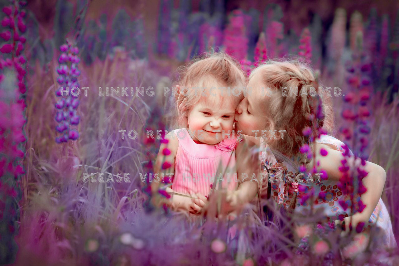 sister love wallpaper,people in nature,photograph,pink,lavender,violet