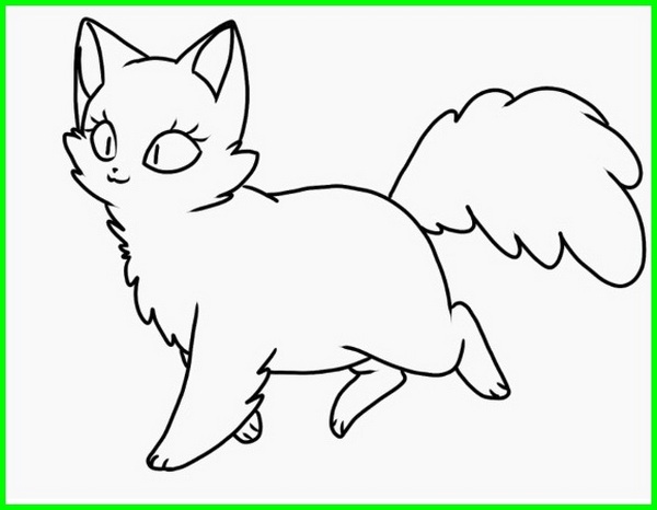 fond d'écran kucing anggora persia bergerak,dessin au trait,blanc,dessin animé,vert,texte