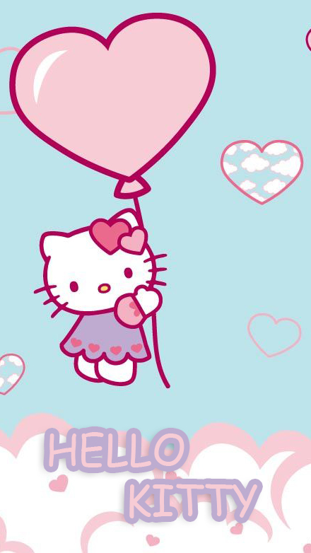 gambar hello kitty untuk fondo de pantalla,rosado,texto,corazón,amor,clipart