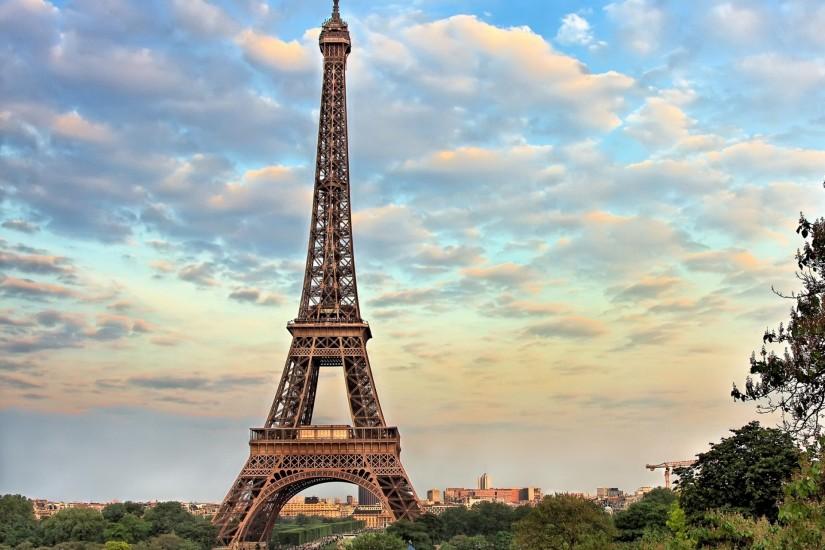 scarica sfondi parigi,torre,cielo,monumento,attrazione turistica,nube