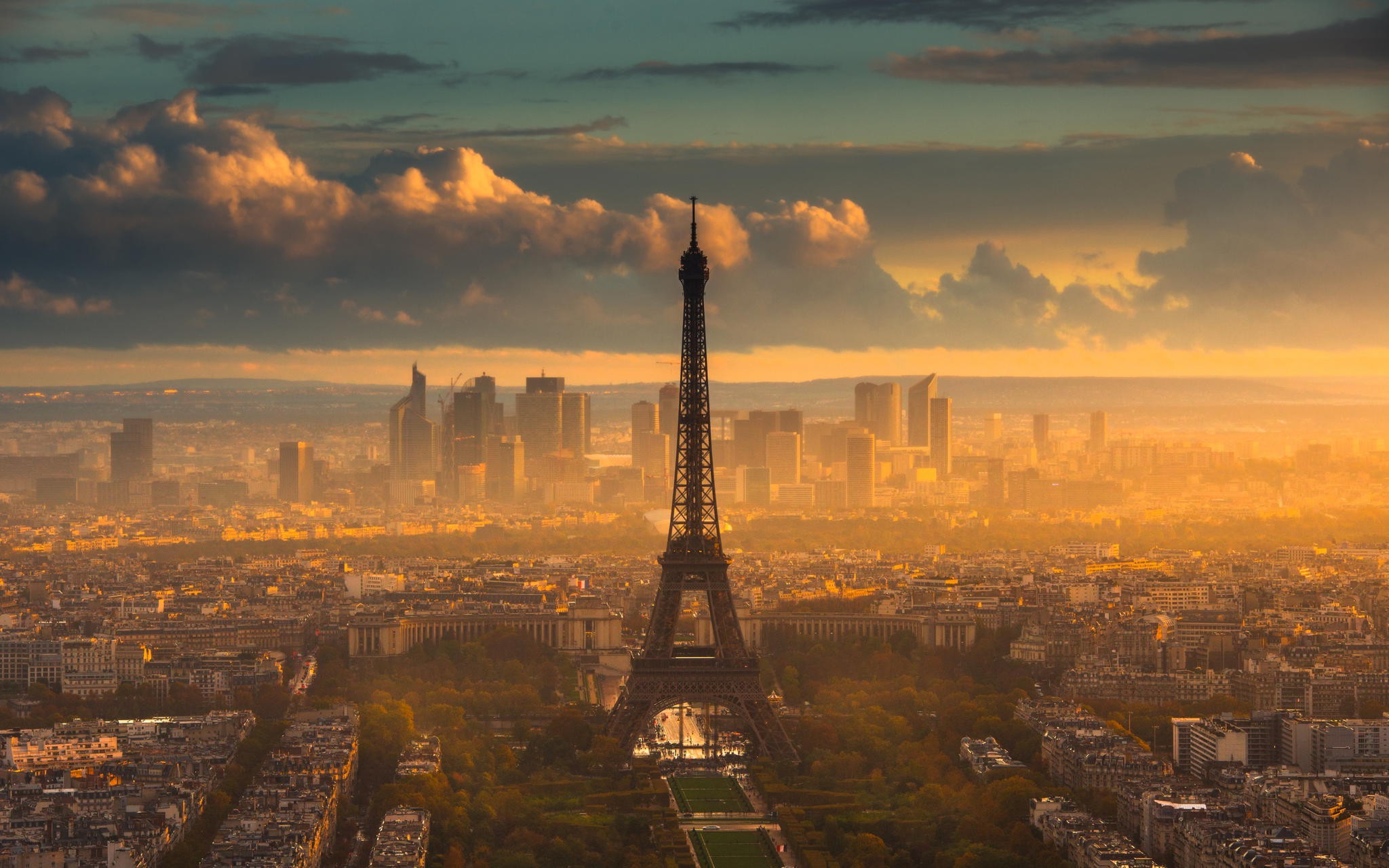 ダウンロード壁紙パリ,都市の景観,空中写真,空,首都圏,市
