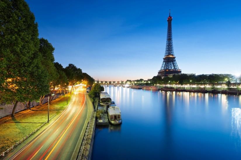 download wallpaper paris,nature,landmark,sky,waterway,natural landscape